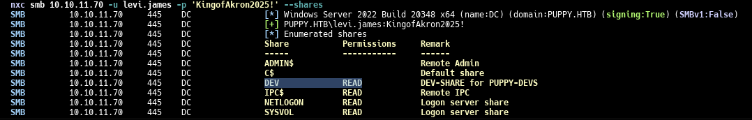 Список общих каталогов