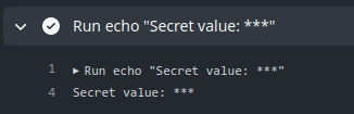 Secret provided to the runner.