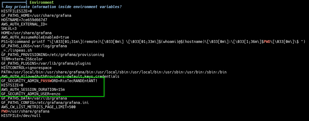 Переменные окружения
