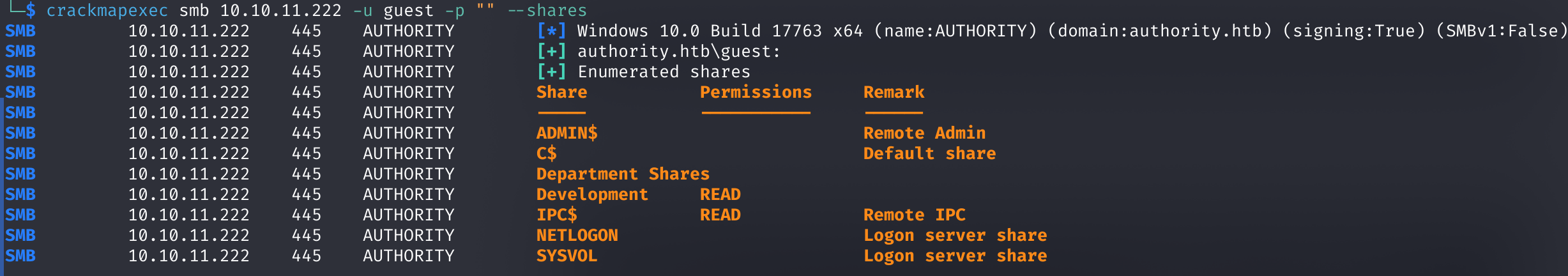 Общие ресурсы SMB