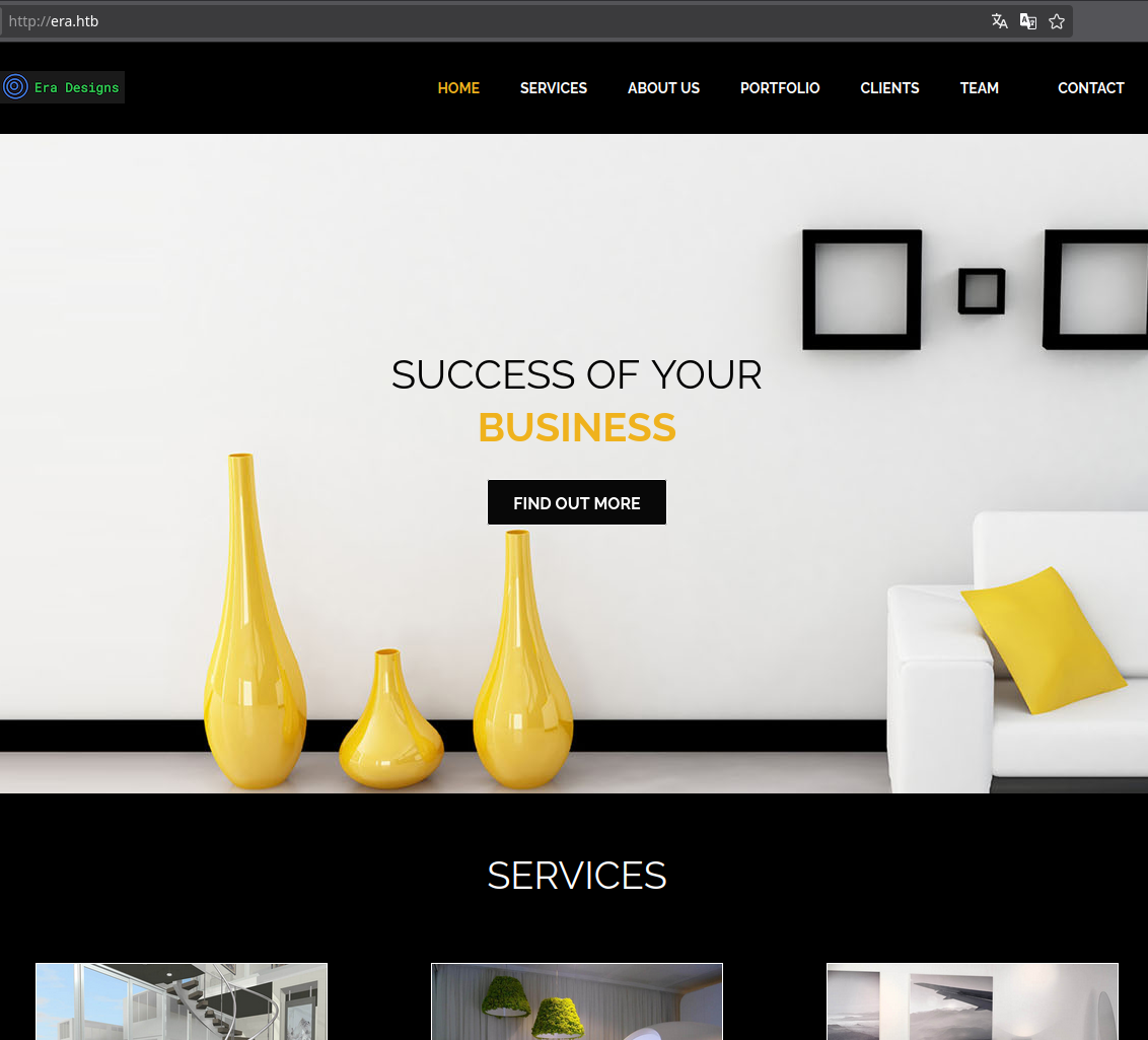 Главная страница сайта