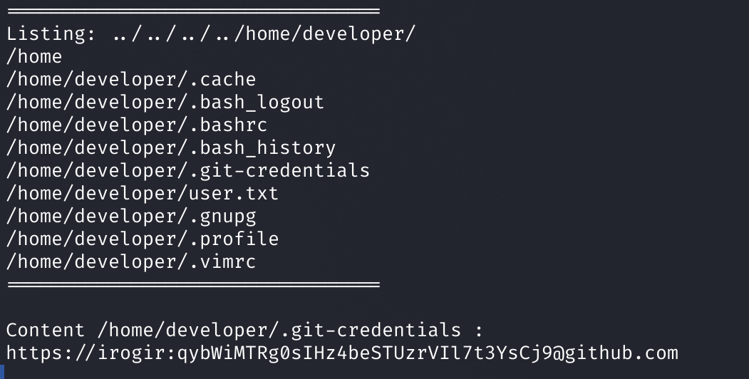 Содержимое файла .git-credentials