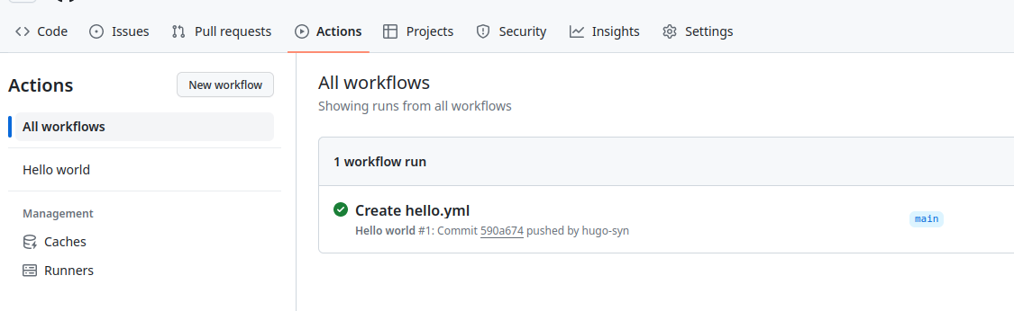 Triggered workflow.
