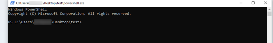 Запуск PowerShell из нестандартного расположения