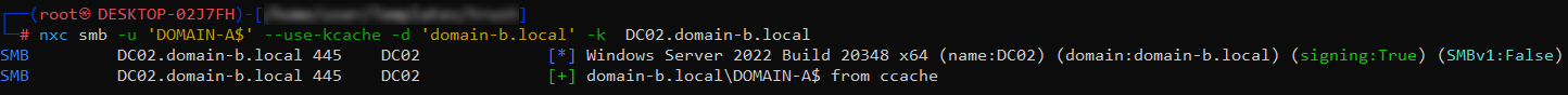Certipy Tgt Validation