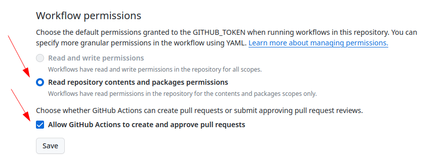 Default permissions after 2023.