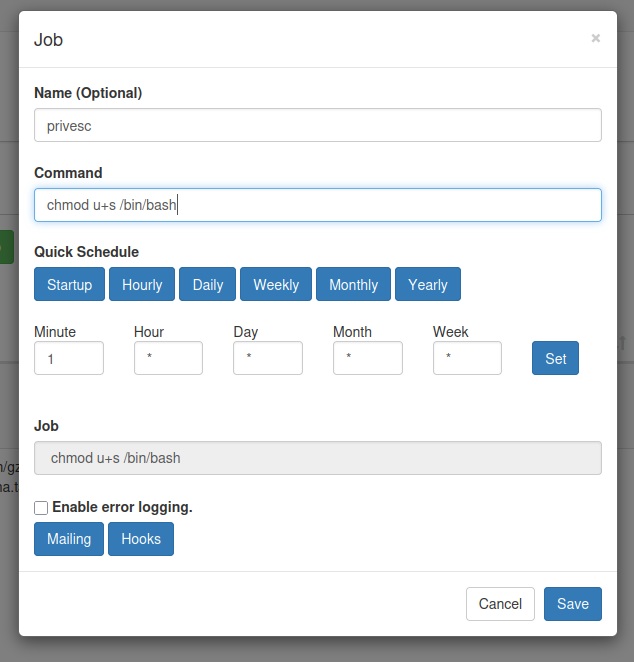 Создание задачи