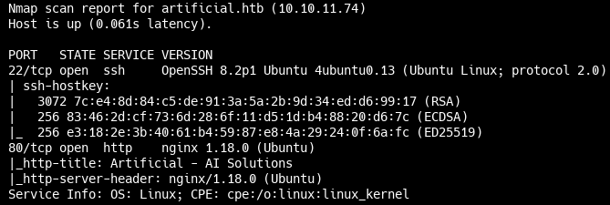Результат работы скрипта