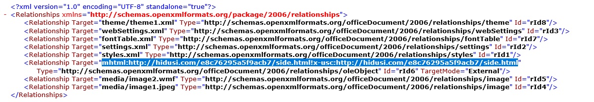 Figure 2: key content in the CVE-2021-40444 exploit sample