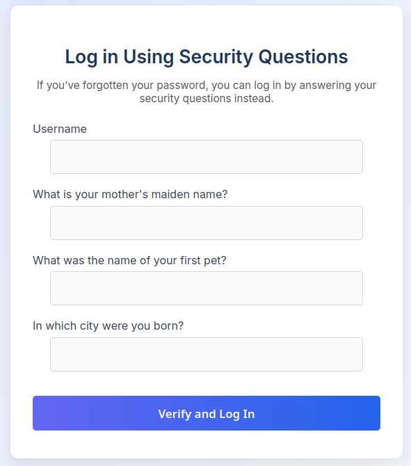 Форма авторизации