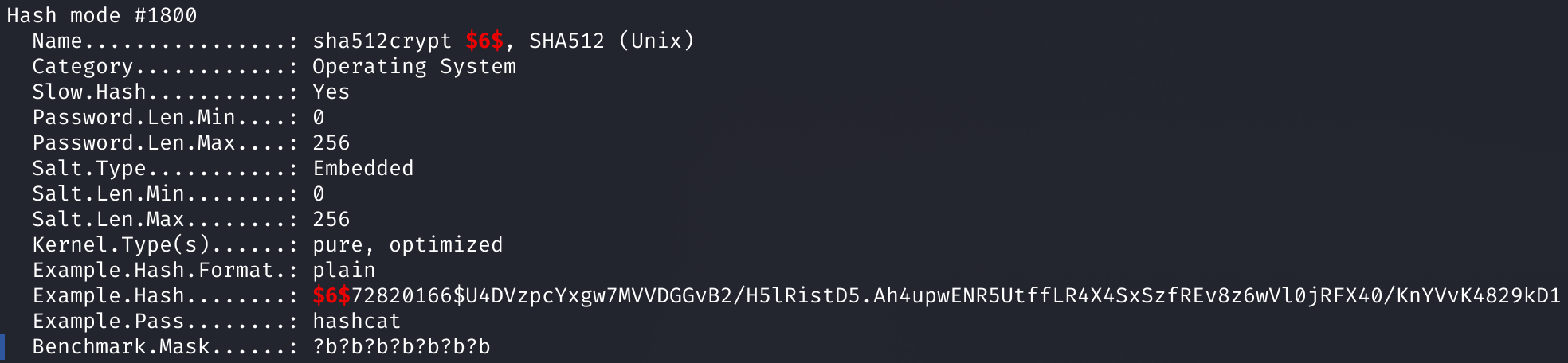 Справка hashcat