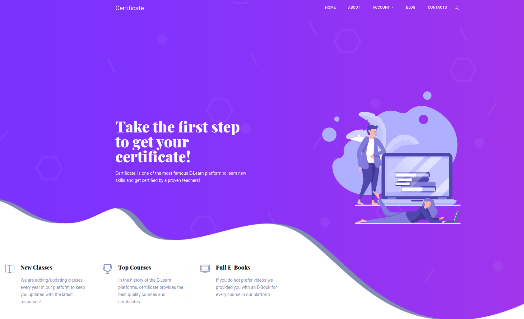 Главная страница сайта