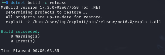 Релиз проекта
