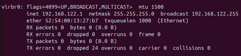 Ищи подобную запись в выводе ifconfig