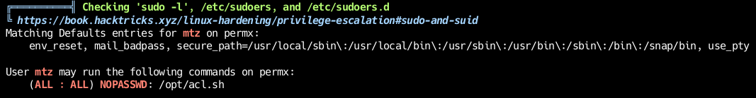 Настройки sudoers