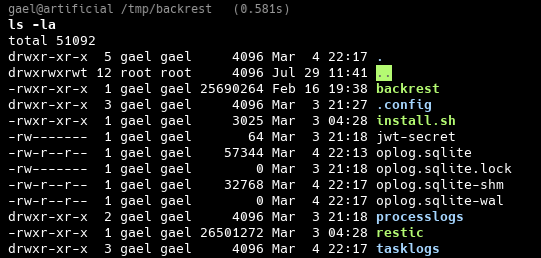 Содержимое архива