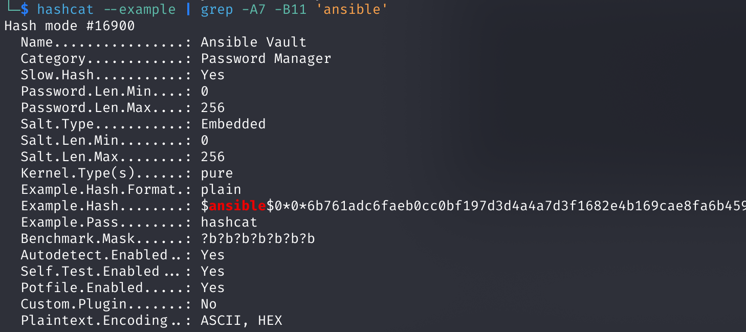 Справка hashcat