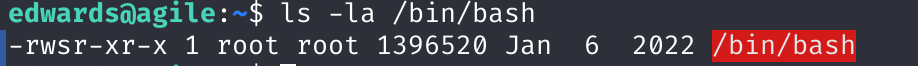 Права на файл /bin/bash